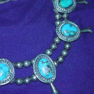 choker squash blossom necklace